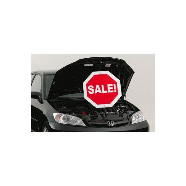 Ez Line Under The Hood Twisting Sign: Blue Cert Preowned/Red Test Drive Now 906-BC/RT - main